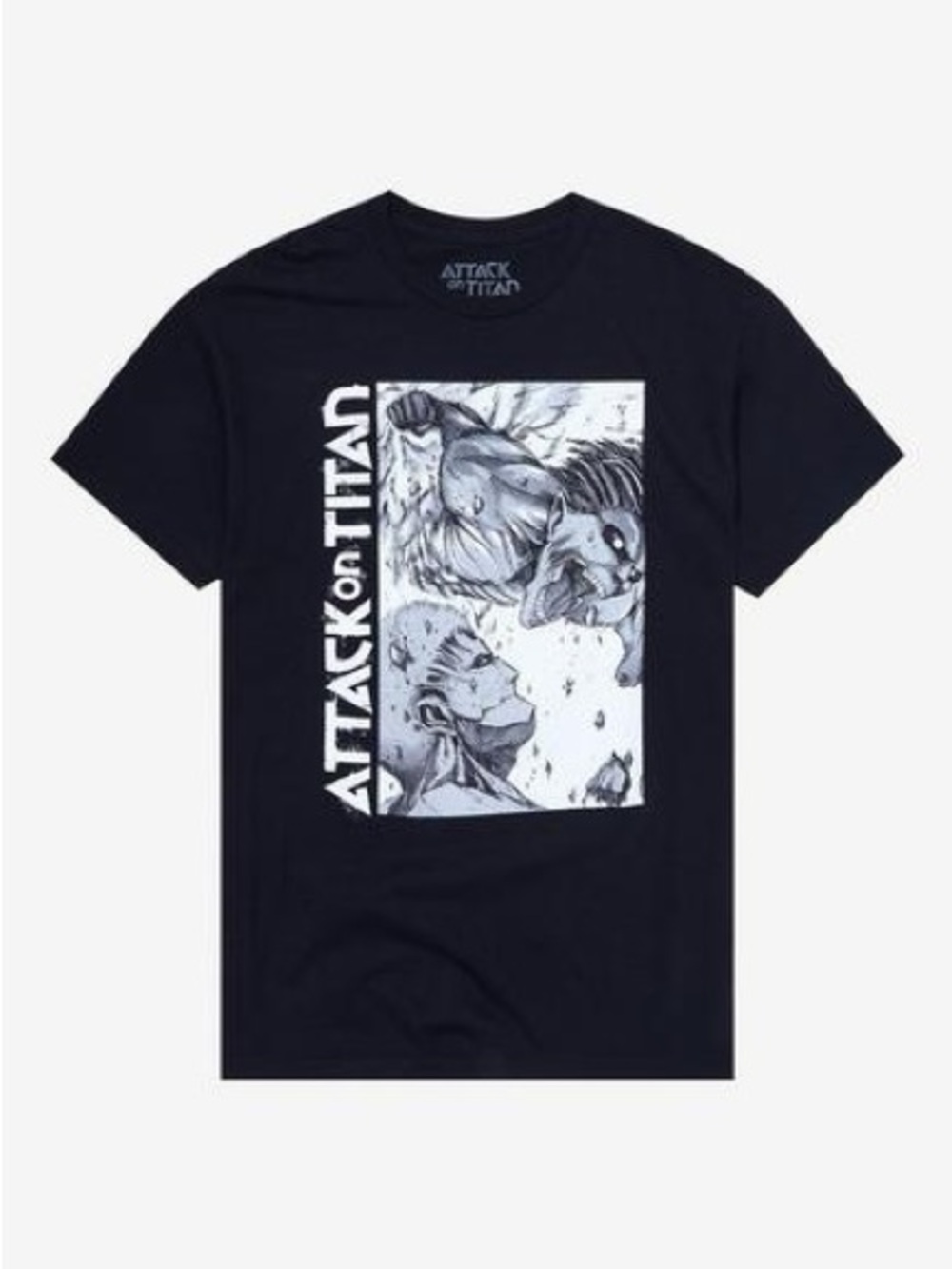 Attack On Titan Attack Titan VS Armor Titan T-Shirt Men’s XXL